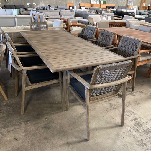 GOODUSD Bastille 9 pce Outdoor Dining Set discounted furniture in Adelaide