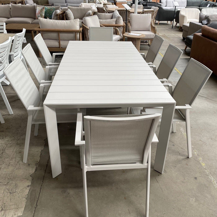 GOODUSD Belmont 9pce Dining Suite-Off White discounted furniture in Adelaide