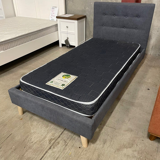 SLEEPTEC Bobby King Single Bed-Charcoal discounted furniture in Adelaide