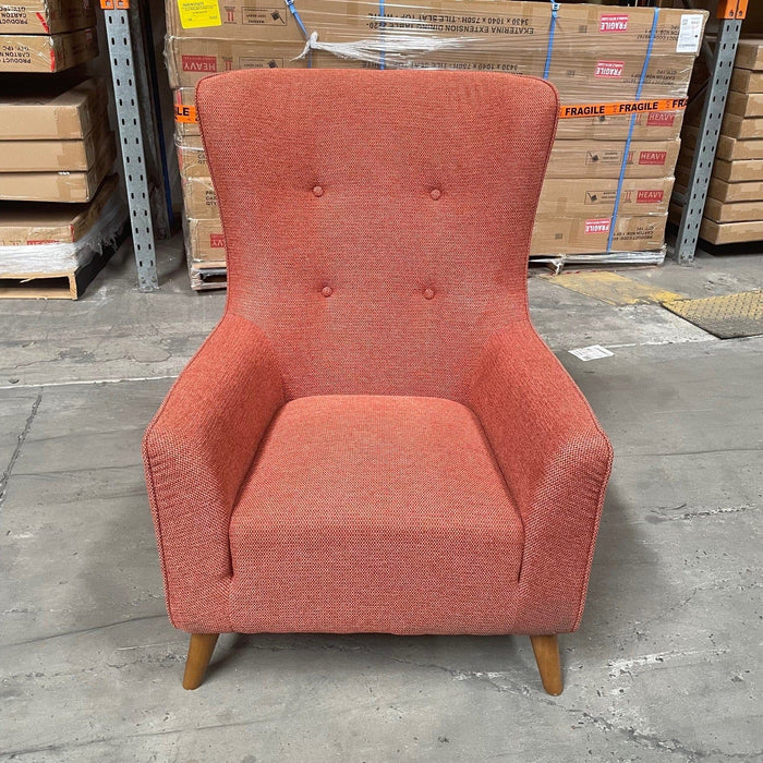 CORAL Boss Accent Chair-Rust discounted furniture in Adelaide