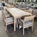 GOODUSD Cano 9pce Dining - 220cm table discounted furniture in Adelaide