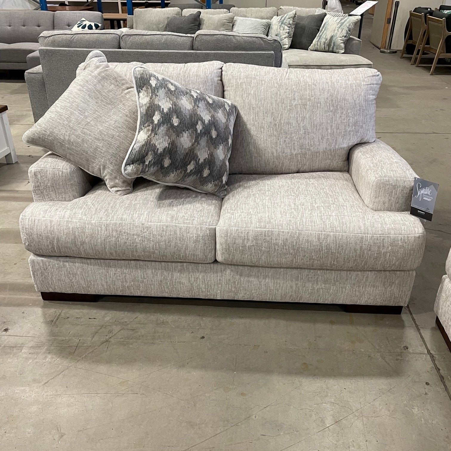 Caretti 3 seat 2 seat sofa and Ottoman — Australian Furniture Warehouse