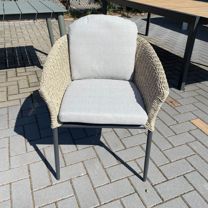 GOODUSD Casita Outdoor Dining Chair-Gunmetal discounted furniture in Adelaide