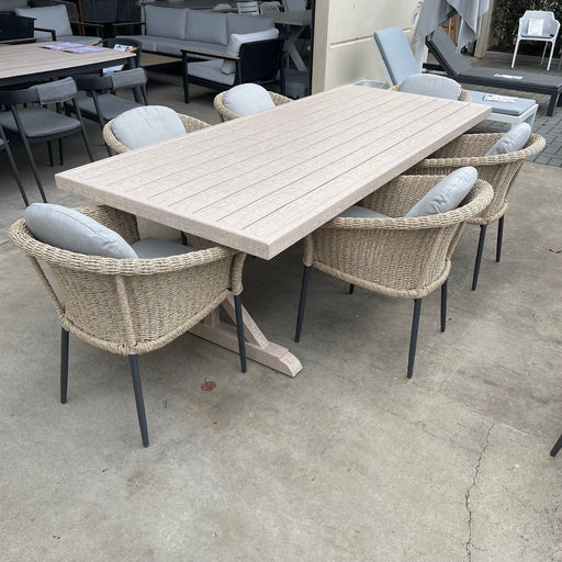 GOODUSD Ciara 7Pce Outdoor Dining Suite discounted furniture in Adelaide