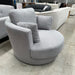 CORAL Coop Swivel Chair-Grey discounted furniture in Adelaide