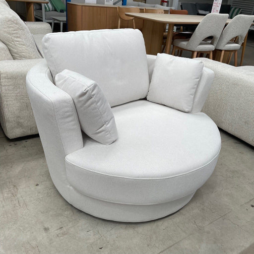 CORAL Coop Swivel Chair-Ivory discounted furniture in Adelaide