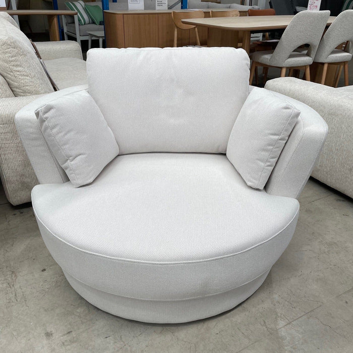 CORAL Coop Swivel Chair-Ivory discounted furniture in Adelaide