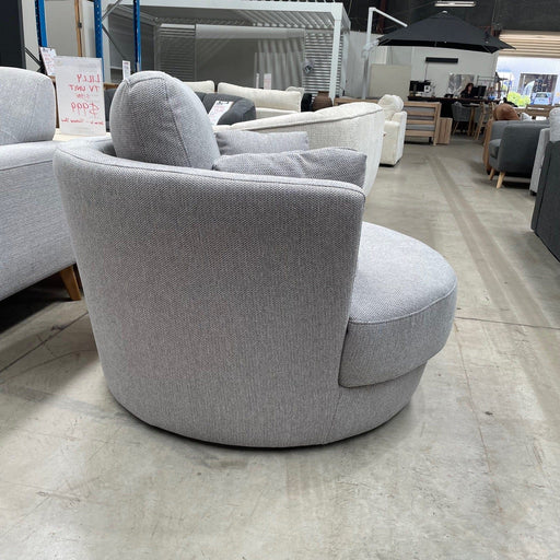CORAL Coop Swivel Chair-Grey discounted furniture in Adelaide
