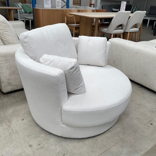 CORAL Coop Swivel Chair-Ivory discounted furniture in Adelaide
