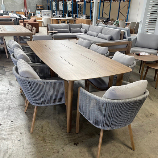 GOODUSD Curve 9 pce Dining Suite discounted furniture in Adelaide