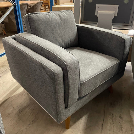 CORAL Dahlia Sofa Chair- Grey discounted furniture in Adelaide