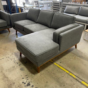 CORAL Dahlia RHF 3 Seat with Chaise -Grey discounted furniture in Adelaide
