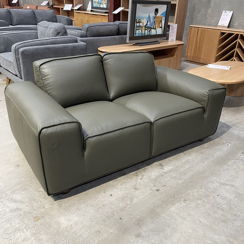 EMBRACE Denver 2 Seat Leather Sofa discounted furniture in Adelaide
