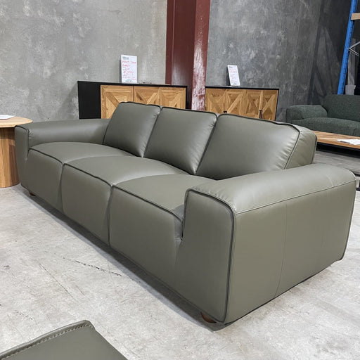 EMBRACE Denver 3 Seat Leather Sofa discounted furniture in Adelaide