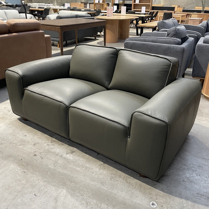 EMBRACE Denver 2 Seat Leather Sofa discounted furniture in Adelaide