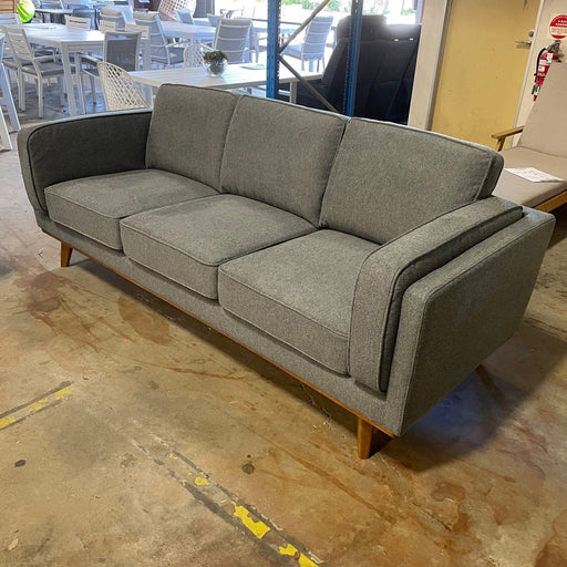 CORAL Dahlia 3 Seat Sofa - Grey discounted furniture in Adelaide
