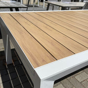 GOOD Eclipse Table Ext  Wood Look -White discounted furniture in Adelaide