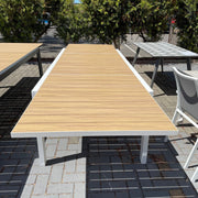 GOOD Eclipse Table Ext  Wood Look -White discounted furniture in Adelaide