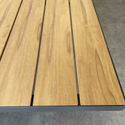 GOOD Eclipse Table Ext  Wood Look -Gunmetal discounted furniture in Adelaide