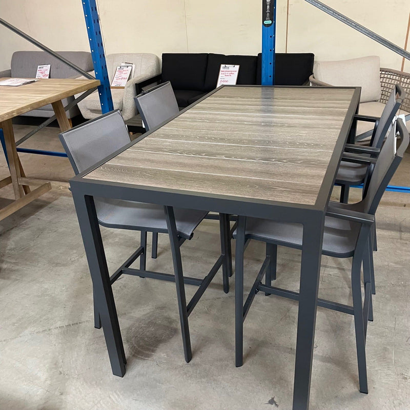 GOODUSD Ekaterina 5pce Bar Set-Gunmetal discounted furniture in Adelaide