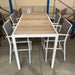 GOODUSD Ekaterina 5pce Bar Set-White discounted furniture in Adelaide