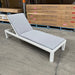 GOODUSD Elba Sunlounge With Cushion-White discounted furniture in Adelaide