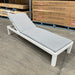 GOODUSD Elba Sunlounge With Cushion-White discounted furniture in Adelaide