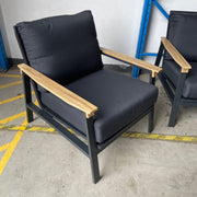 GOODUSD Emily 4pce Lounge Black discounted furniture in Adelaide