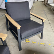 GOODUSD Emily 4pce Lounge Black discounted furniture in Adelaide