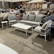 GOODUSD French 5 Pce Outdoor Lounge-White discounted furniture in Adelaide
