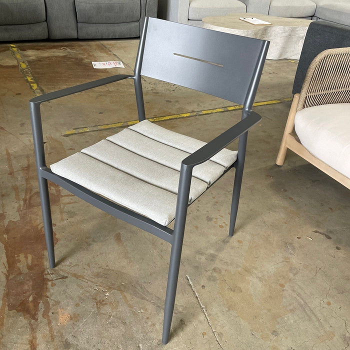 GOODUSD French Dining Chair Gunmetal discounted furniture in Adelaide