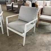 GOODUSD French 3 pce Outdoor Lounge-White discounted furniture in Adelaide