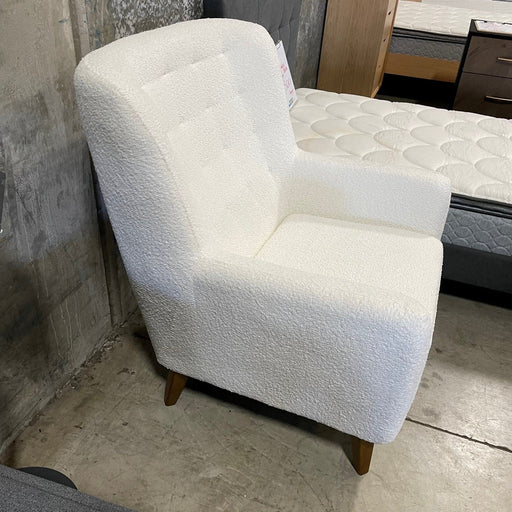 CORAL Georgia Accent Chair Boucle Ivory discounted furniture in Adelaide