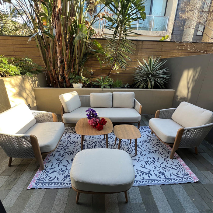GOODUSD Curve 6pce Outdoor Lounge Suite discounted furniture in Adelaide