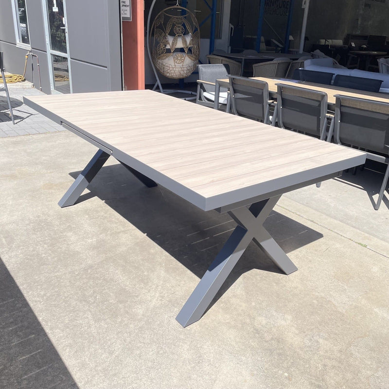 GOODUSD Imperial Extension Table-Gunmetal discounted furniture in Adelaide