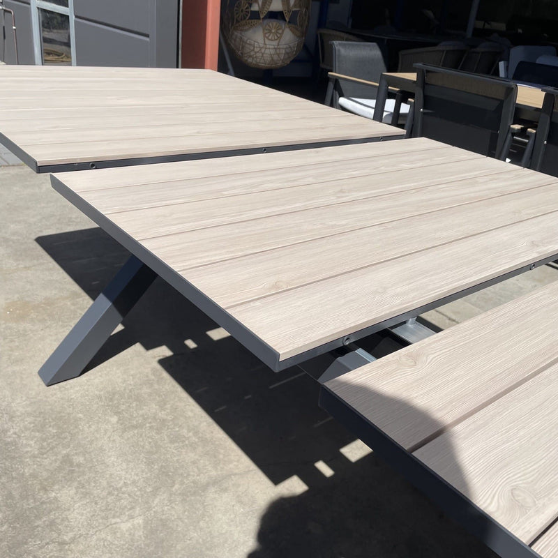 GOODUSD Imperial Extension Table-Gunmetal discounted furniture in Adelaide