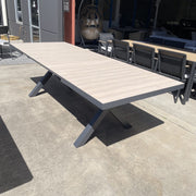 GOODUSD Imperial Extension Table-Gunmetal discounted furniture in Adelaide