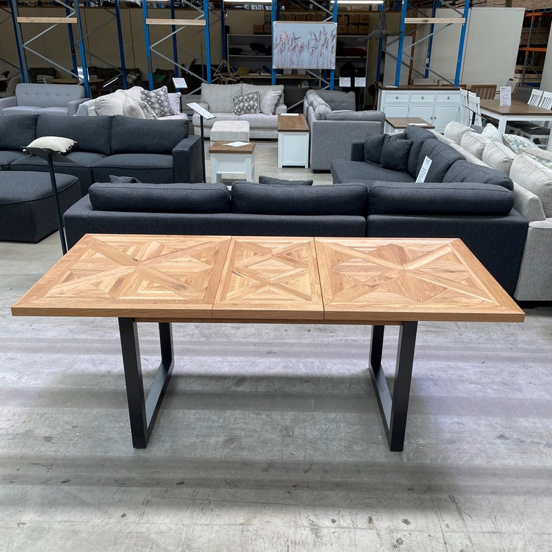INTERWOO Indus SMALL Extension Table 158 - 203cm discounted furniture in Adelaide