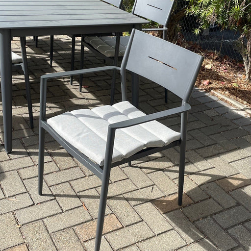 GOODUSD Jackson 7 pce Dining Suite-Gunmetal discounted furniture in Adelaide
