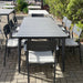 GOODUSD Jackson 7 pce Dining Suite-Gunmetal discounted furniture in Adelaide