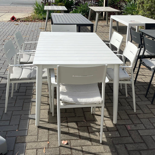GOODUSD Jackson 7 pce Dining Suite-Gunmetal discounted furniture in Adelaide