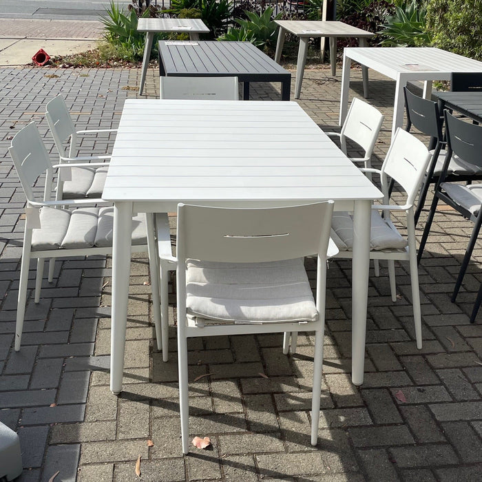 GOODUSD Jackson 7 pce Dining Suite-Gunmetal discounted furniture in Adelaide
