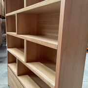 Australian Furniture Warehouse Langford 4door Bookcase-Mountain Oak discounted furniture in Adelaide