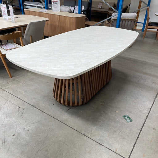 GOODUSD Levi Oval Indoor/Outdoor Dining table 220cm discounted furniture in Adelaide