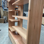Australian Furniture Warehouse Lomond 3 Drawer Bookcase-Mountain Oak discounted furniture in Adelaide