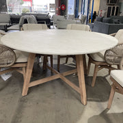 GOODUSD Mali Round Dining Table 150cm discounted furniture in Adelaide