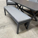 GOOD Mantua 5 Pce Low Dining-Gunmetal discounted furniture in Adelaide