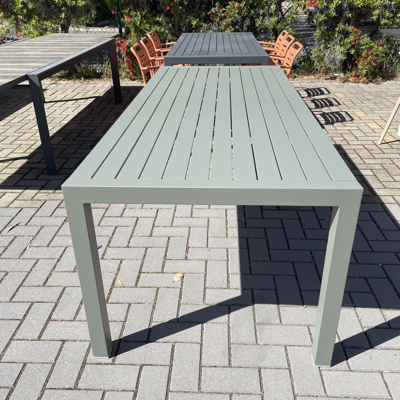 GOODUSD Matzo Post Leg Table 210x90-Clover Green discounted furniture in Adelaide