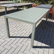 GOODUSD Matzo Post Leg Table 210x90-Clover Green discounted furniture in Adelaide