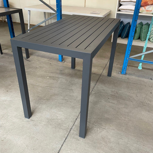 GOOD Matzo Bar Table 140 x75cm-Gunmetal discounted furniture in Adelaide